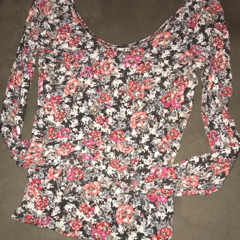 Long Sleeve Floral Top